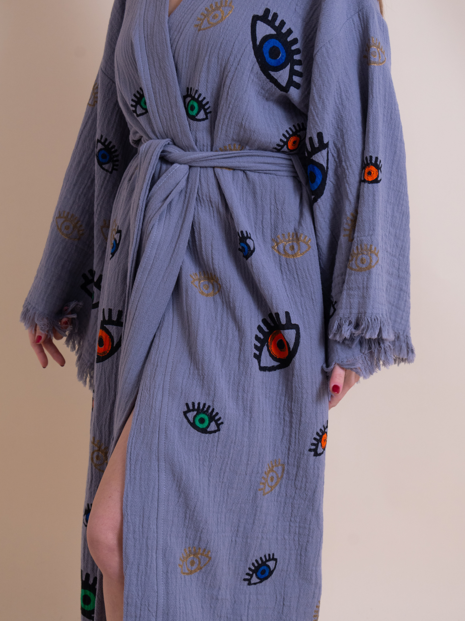 ERICA Grey robe – Home of Hammam
